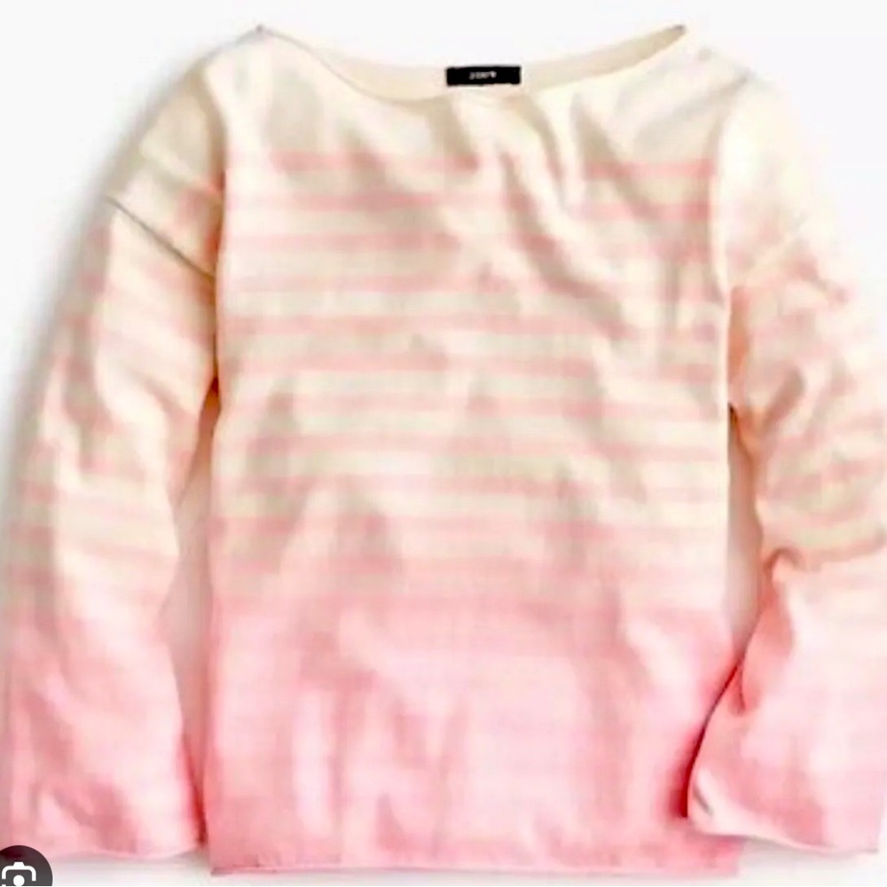 NWT J Crew Ombré Striped sweater size S